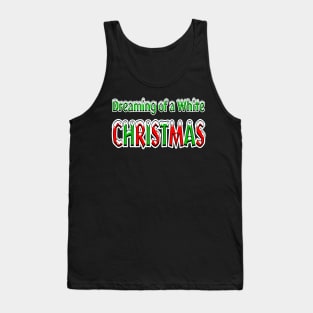 White Christmas Graphic Tank Top